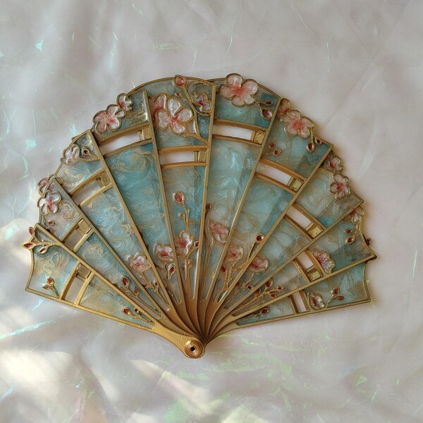 Cherry blossom hand fan